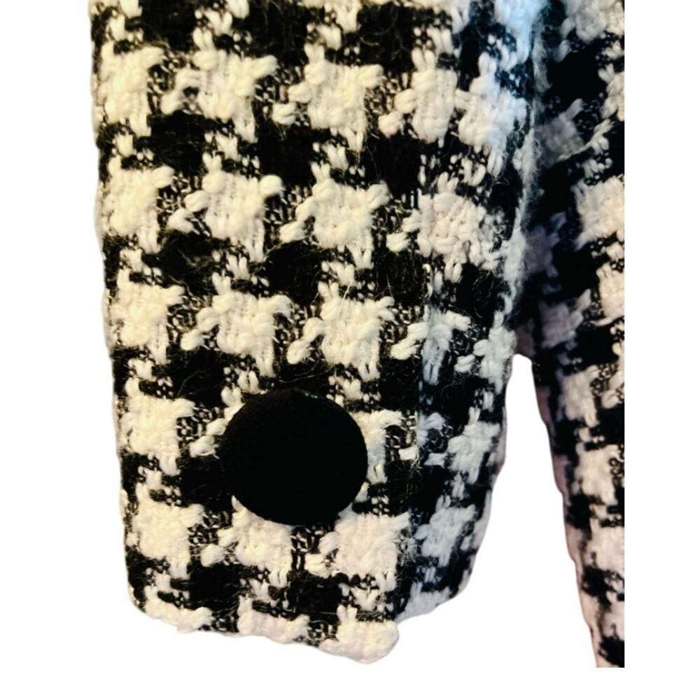 Vintage Albert Nipon Houndstooth Checkered Wool B… - image 5